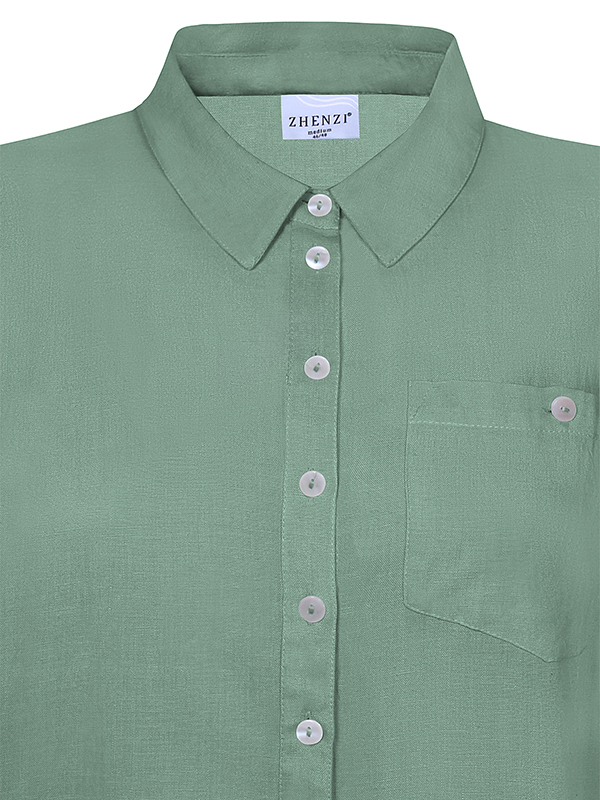 ZH-HYLA - Plus Size Skjorte fra Zhenzi