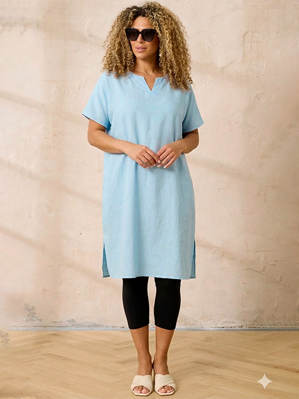 ZH-HYLA - Plus Size Tunika fra Zhenzi