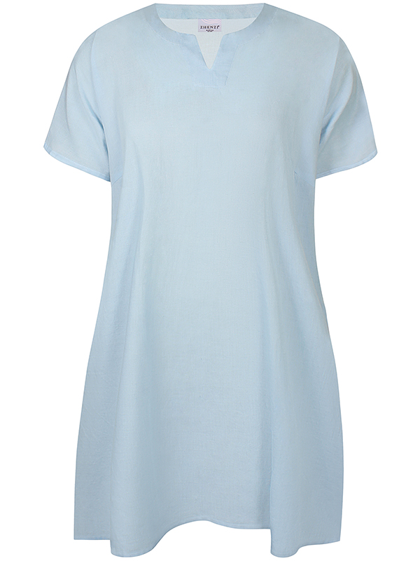 ZH-HYLA - Plus Size Tunika fra Zhenzi