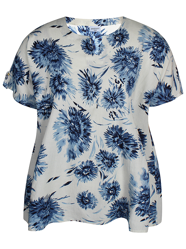 ZH-FRIDA - Plus Size Bluse fra Zhenzi