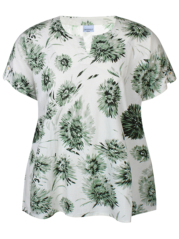 ZH-FRIDA - Plus Size Bluse fra Zhenzi