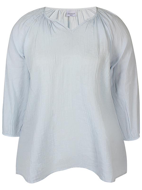 ZH-GEMMA - Plus Size Bluse fra Zhenzi