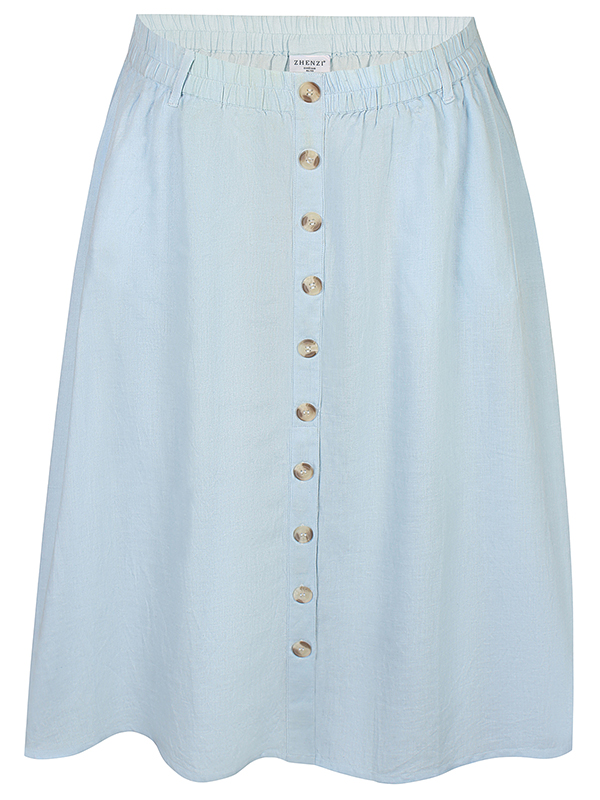 ZH-HYLA - Plus Size Skjørt fra Zhenzi