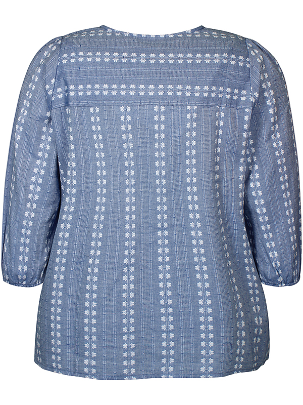 ZH-HALEY - Plus Size Bluse fra Zhenzi