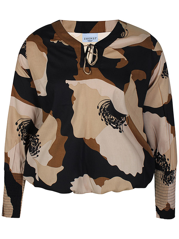 ZH-SADIE - Plus Size Bluse fra Zhenzi