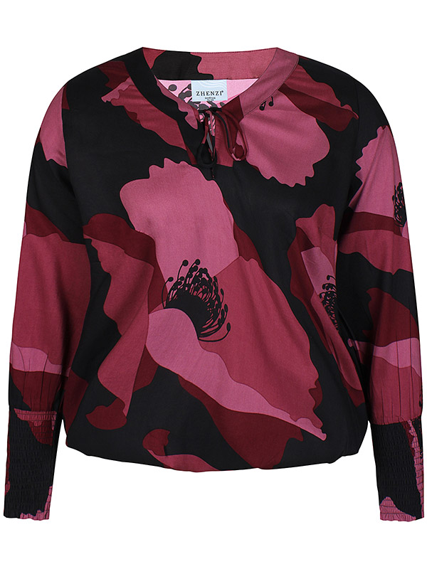ZH-SADIE - Plus Size Bluse fra Zhenzi