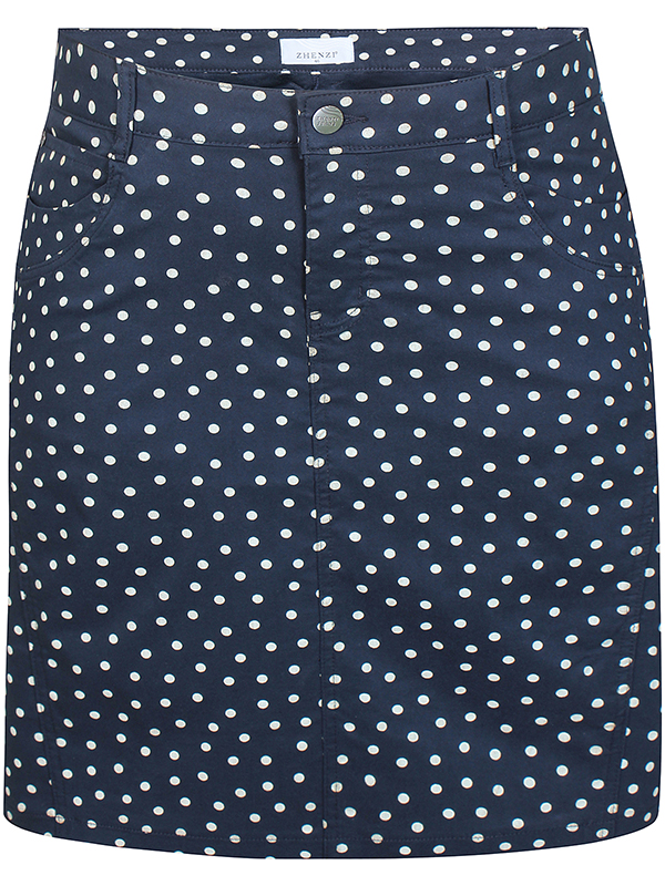 ZH-BOYER - Plus Size Skjørt fra Zhenzi