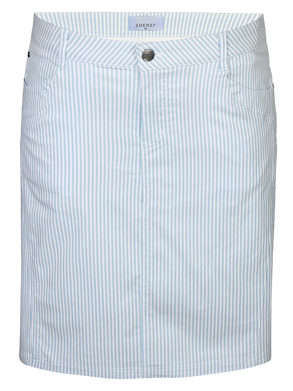 ZH-BOYER - Plus Size Skjørt fra Zhenzi