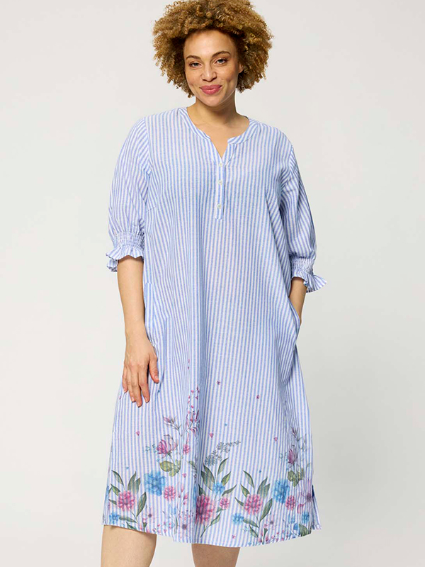 ZH-MABEL1570-DRESS3/4 - Plus Size Kjole fra Zhenzi