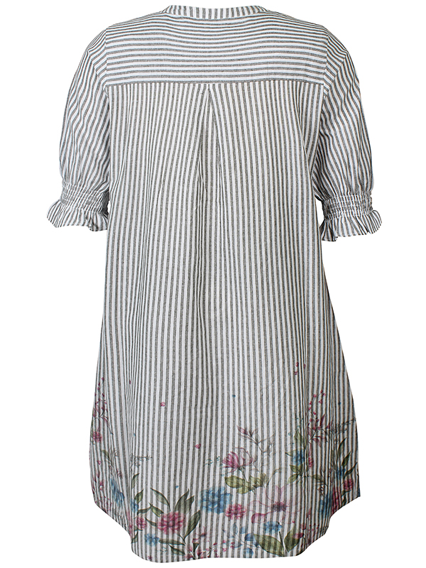 ZH-MABEL1570-DRESS3/4 - Plus Size Kjole fra Zhenzi