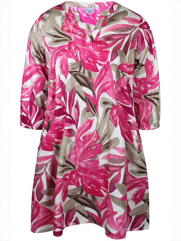 ZH-MACIE - Plus Size Kjole fra Zhenzi