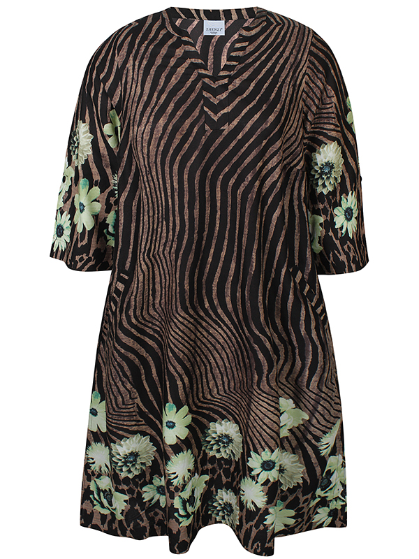 ZH-MADGE - Plus Size Kjole fra Zhenzi