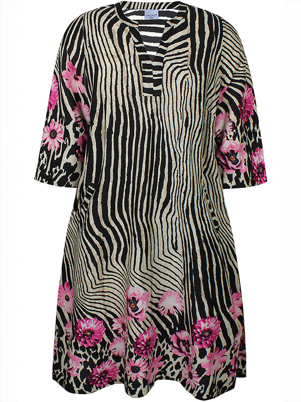 ZH-MADGE - Plus Size Kjole fra Zhenzi