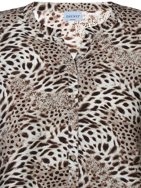 ZH-MAIDA - Plus Size Skjorte fra Zhenzi