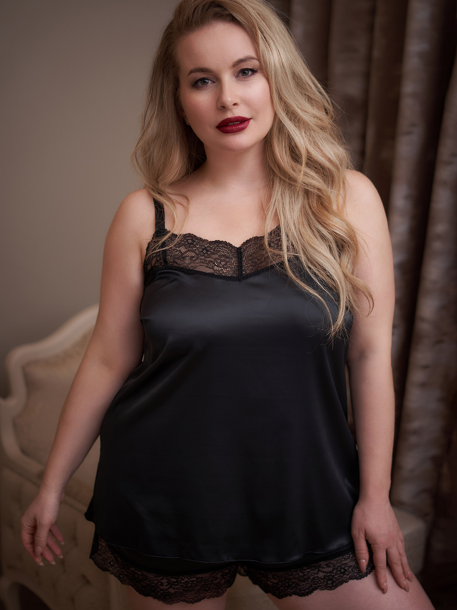 Night top Natbluse - Night blouse fra Plaisir