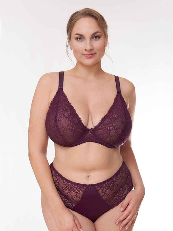 VALENTINE - Plus Size BH med bøyle fra Plaisir