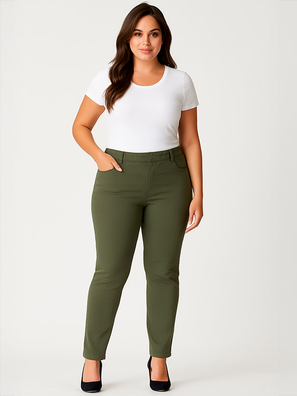 TWIST  - Plus Size Bukser fra Zhenzi