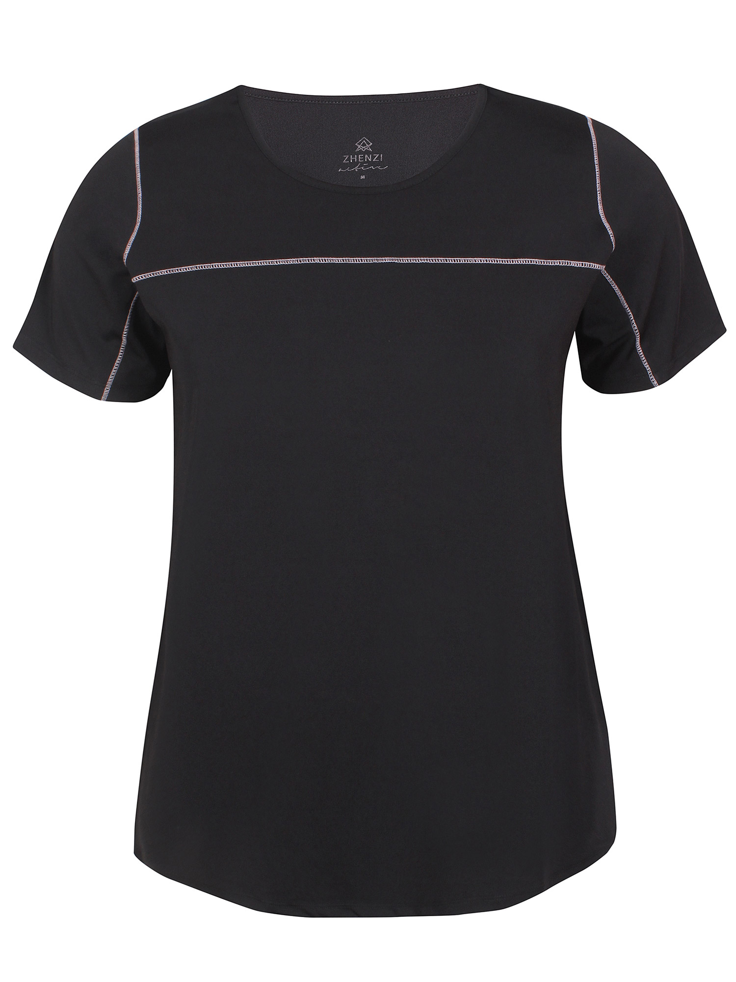 T-Skjorte Med Kontrast Sømmer fra Zhenzi