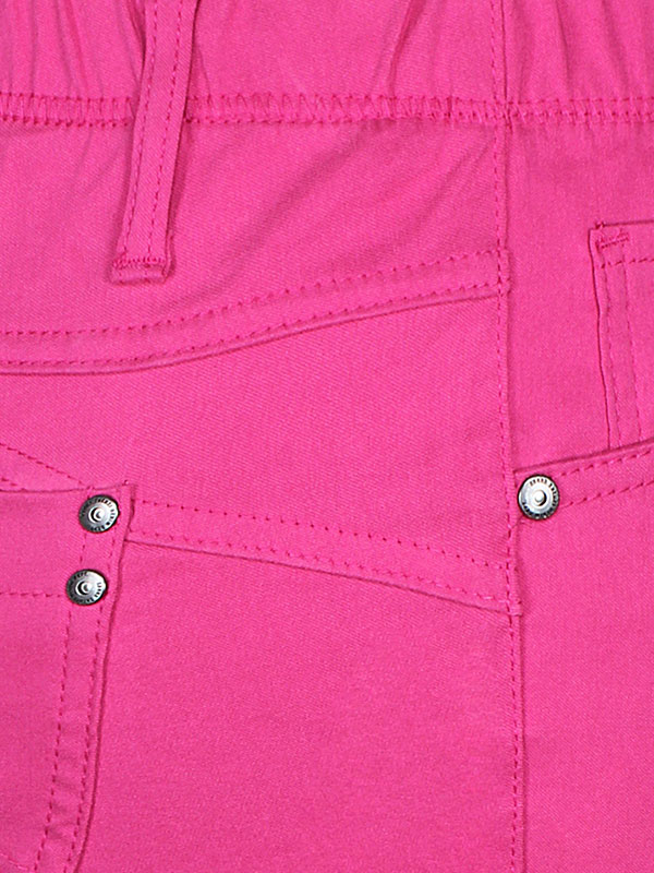 TWIST - Rosa capri bukser i viskose med stretch fra Zhenzi