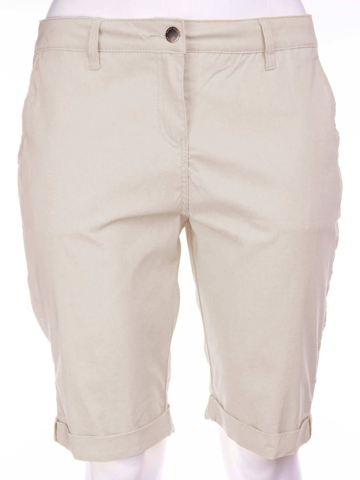 Beige shorts i bengalin kvalitet fra Zhenzi