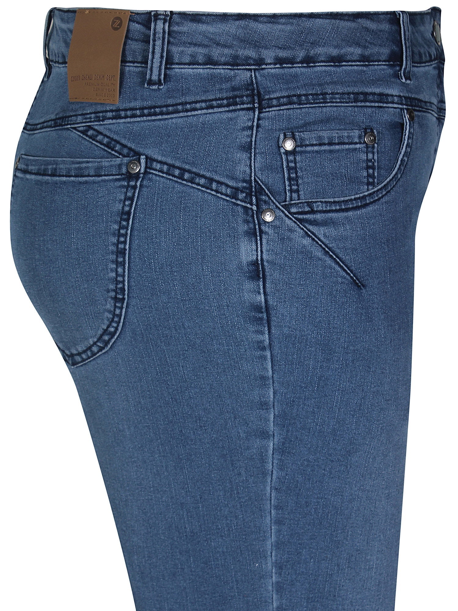 SALSA - blå jeans med stretch  fra Zhenzi