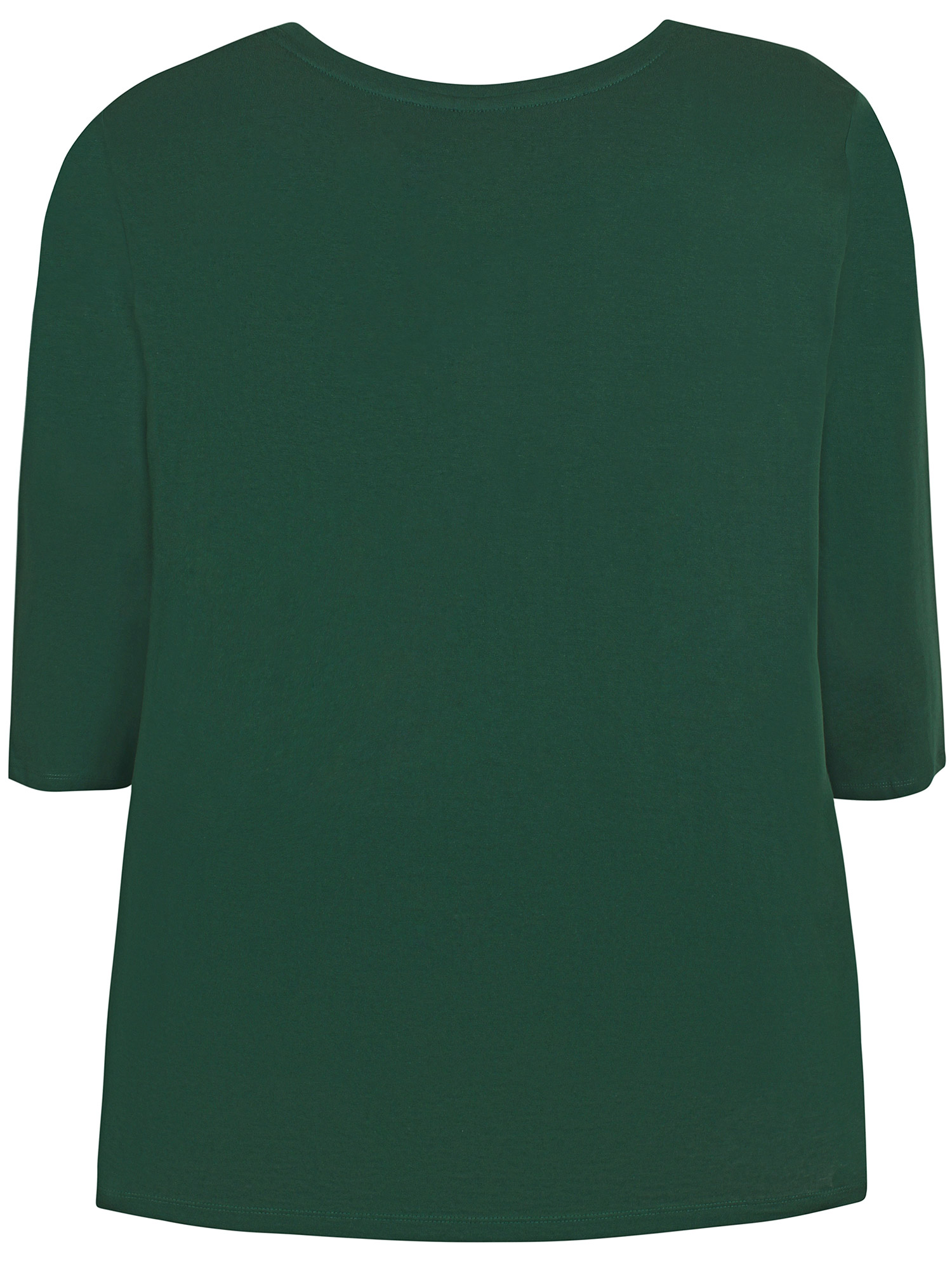  ALEXIE - grønn t-skjorte med 3/4 ermer i 100% øko. bomull  fra Zhenzi