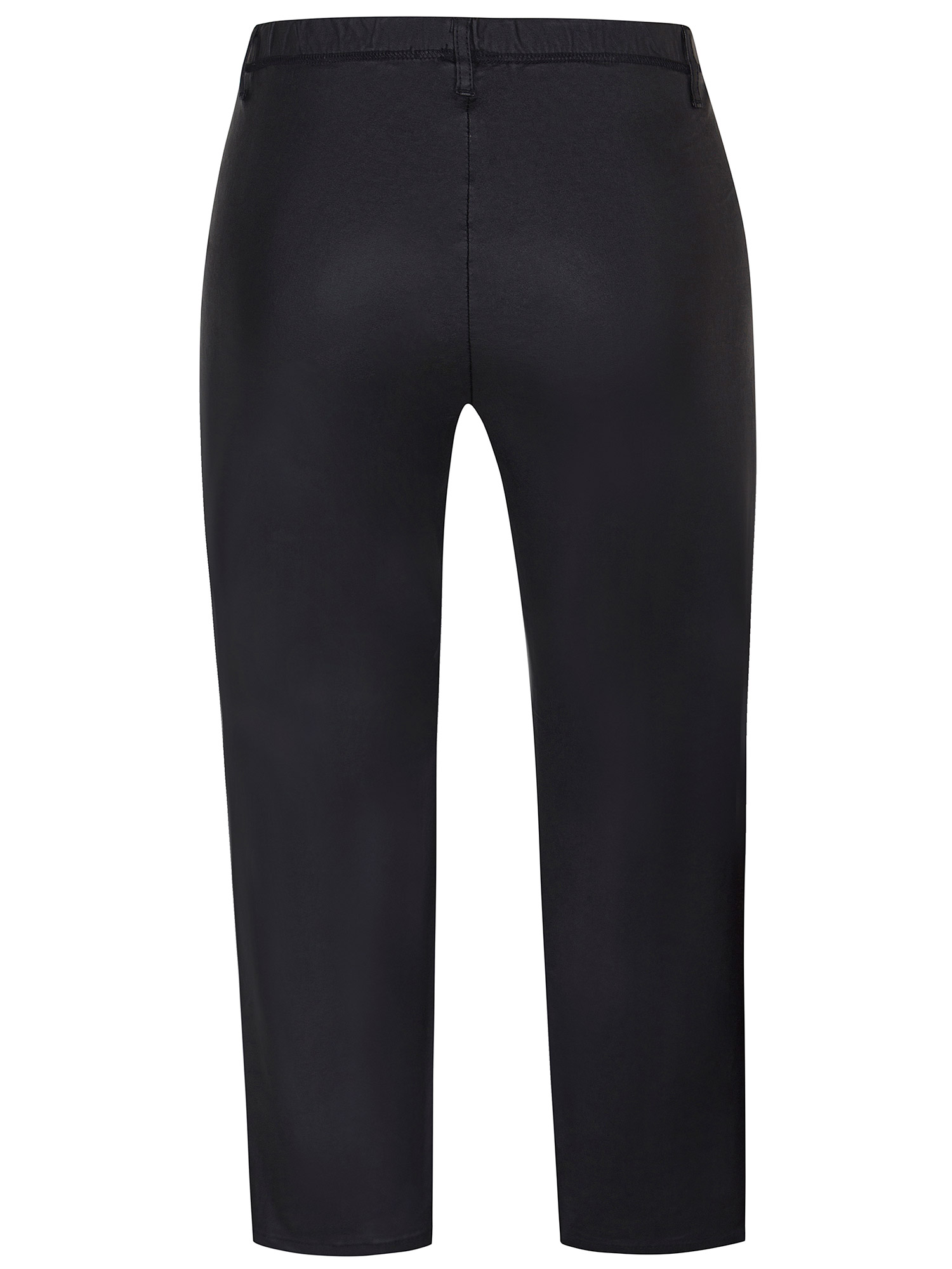 TWIST - Svarte leggings med lommer i skinnlook  fra Zhenzi