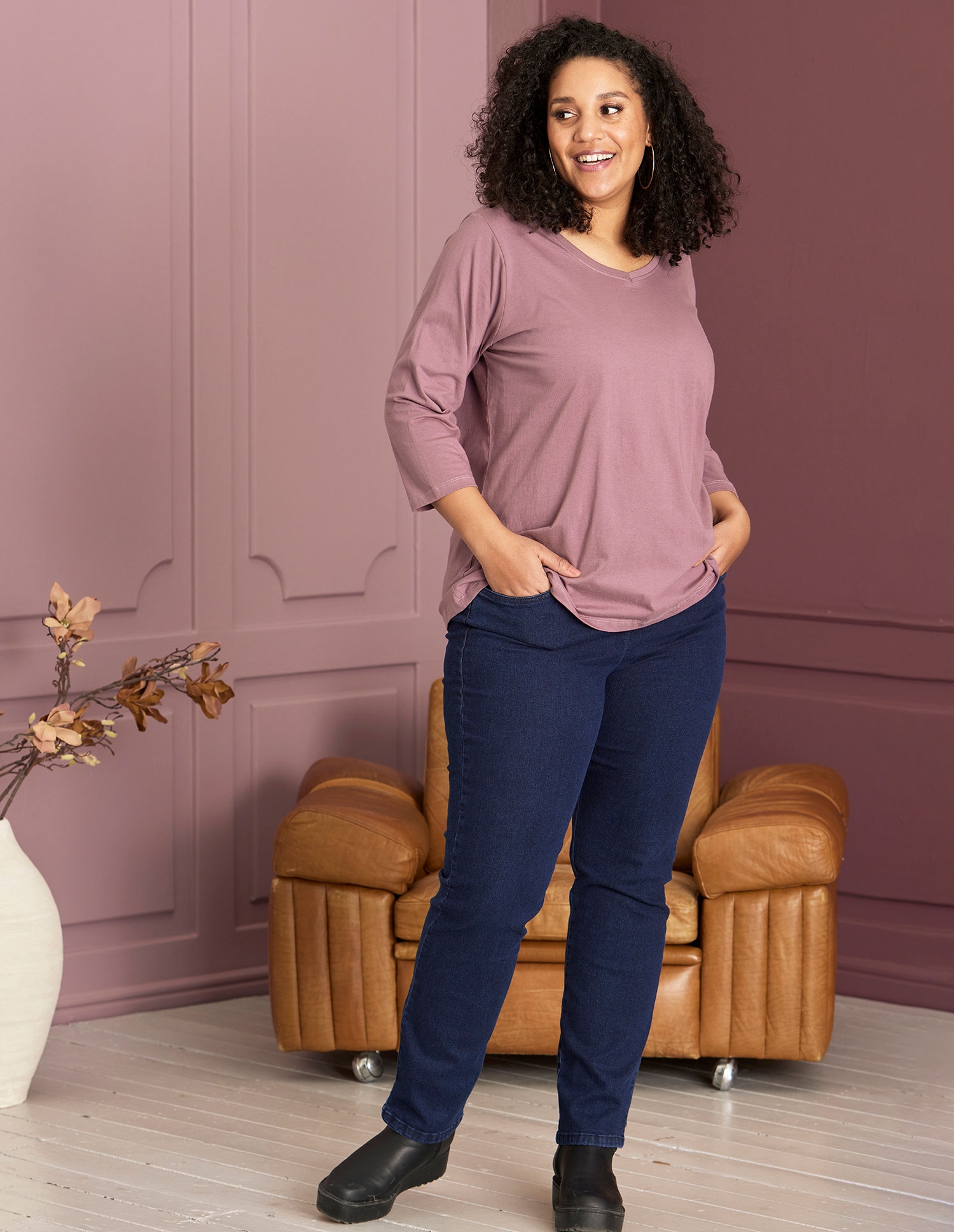 JAZZY  - Plus Size Jeans fra Zhenzi