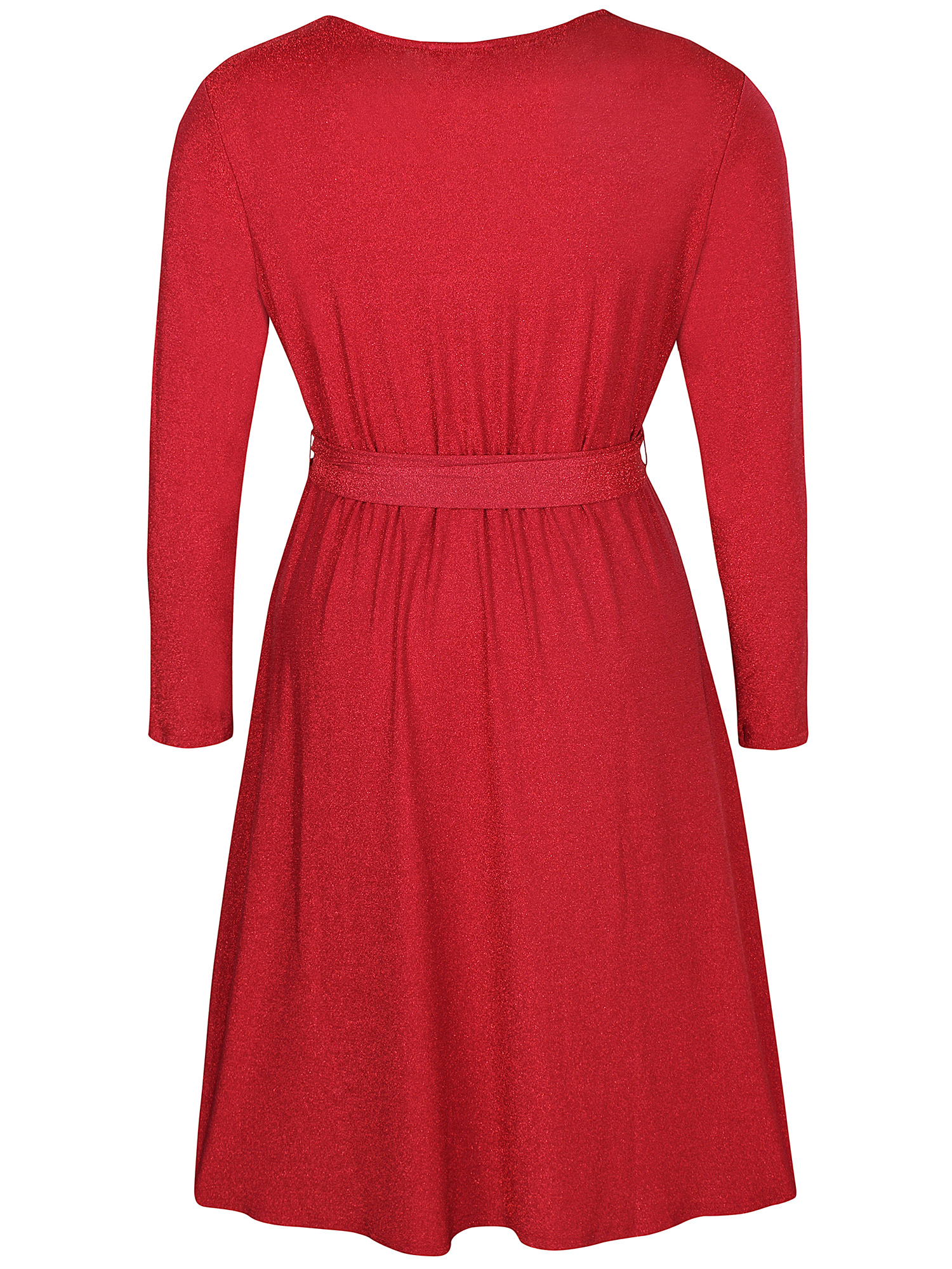 JAYLEE - Rød glitter kjole fra Zhenzi