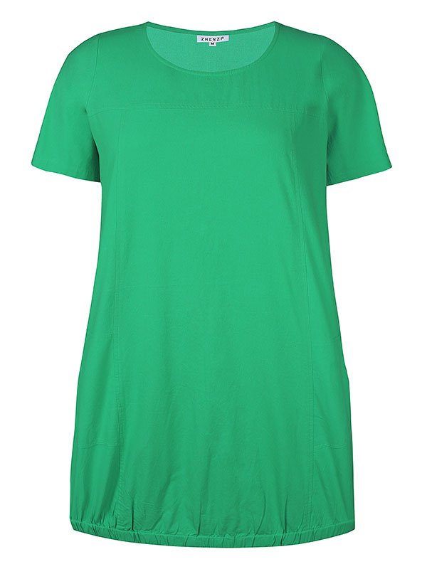 AMIN - Grønn kjole i 100% Bomull fra Zhenzi