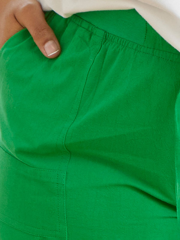 AMIN - Grønne shorts i 100% bomull fra Zhenzi