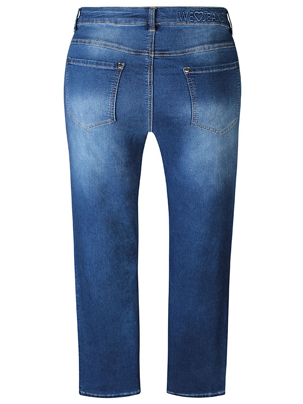 STOMP - Blå jeans i bomulls denim fra Zhenzi