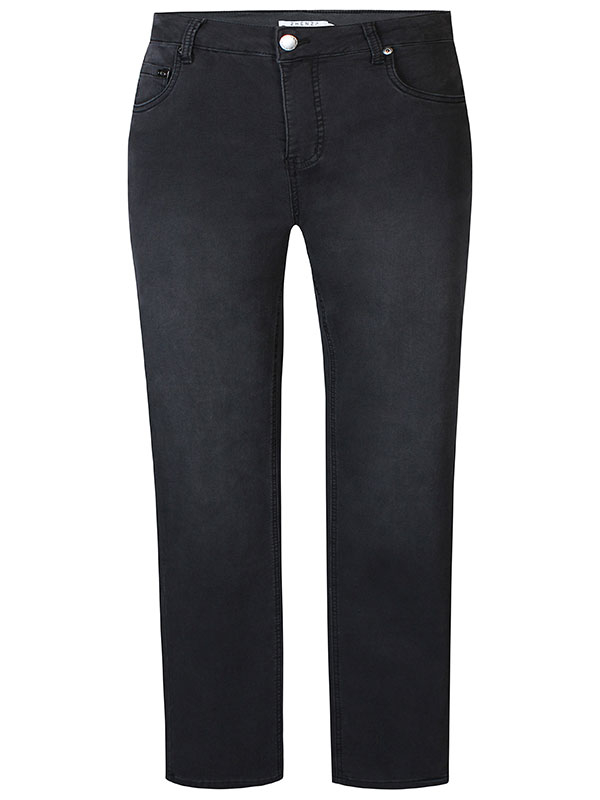 STOMP - Svarte jeans i bomullsdenim med stretch fra Zhenzi