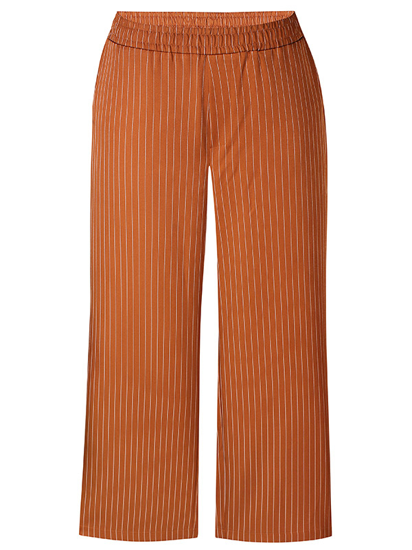 WHITNEY - Oransje bukser med hvite striper fra Zhenzi
