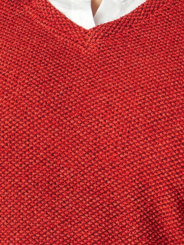 MADISON - Oransje bluse med skjortedetaljer fra Zhenzi