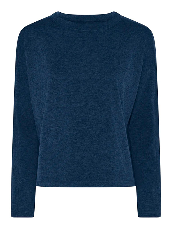 RESET LONG SLEEVE TEE - Plus Size Trenings sweatshirt fra Girlfriend Collective
