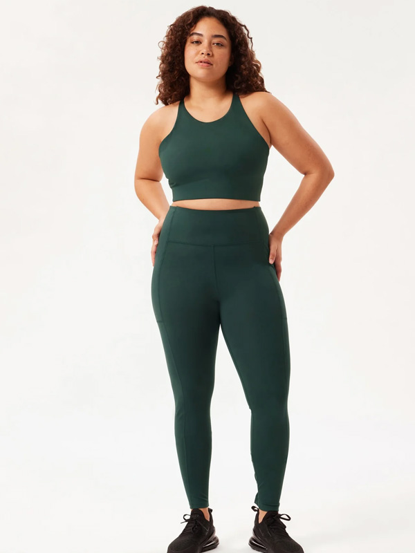 POCKET - Plus Size Trenings tights fra Girlfriend Collective