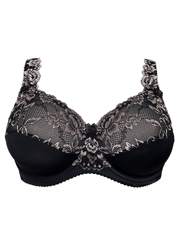 BEATE PLAIN - Plus Size BH med bøyle fra Plaisir