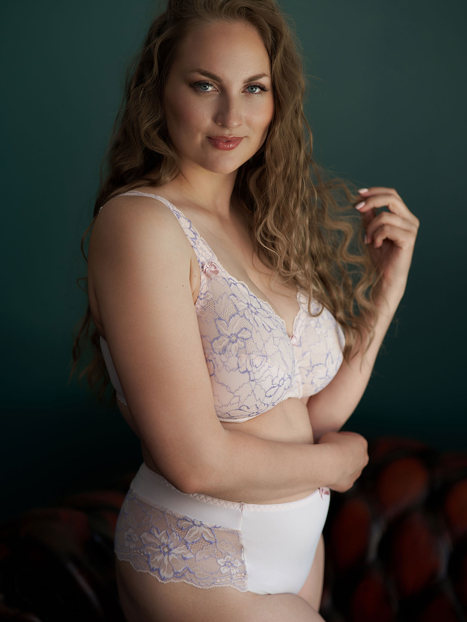 BEATE FULL LACE - Plus Size BH med bøyle fra Plaisir