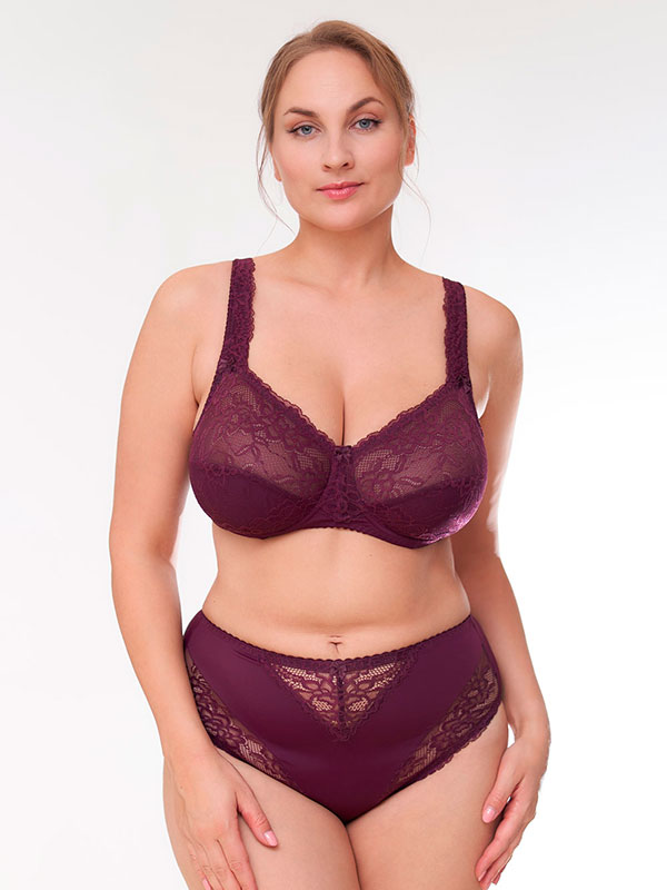 619435-24-beate-full-lace-bra-dark-cherry fra Plaisir