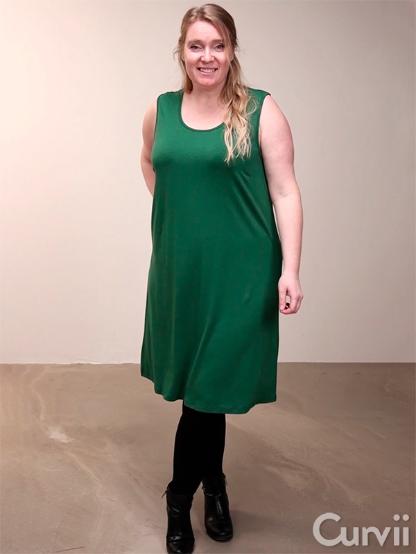 GITTE  - Plus Size Topp fra Gozzip