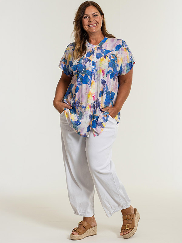 CLARA - Plus Size Bukser fra Gozzip
