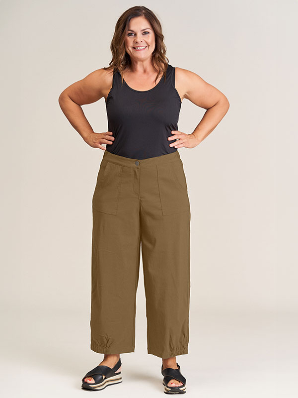 CLARA - Plus Size Bukser fra Gozzip
