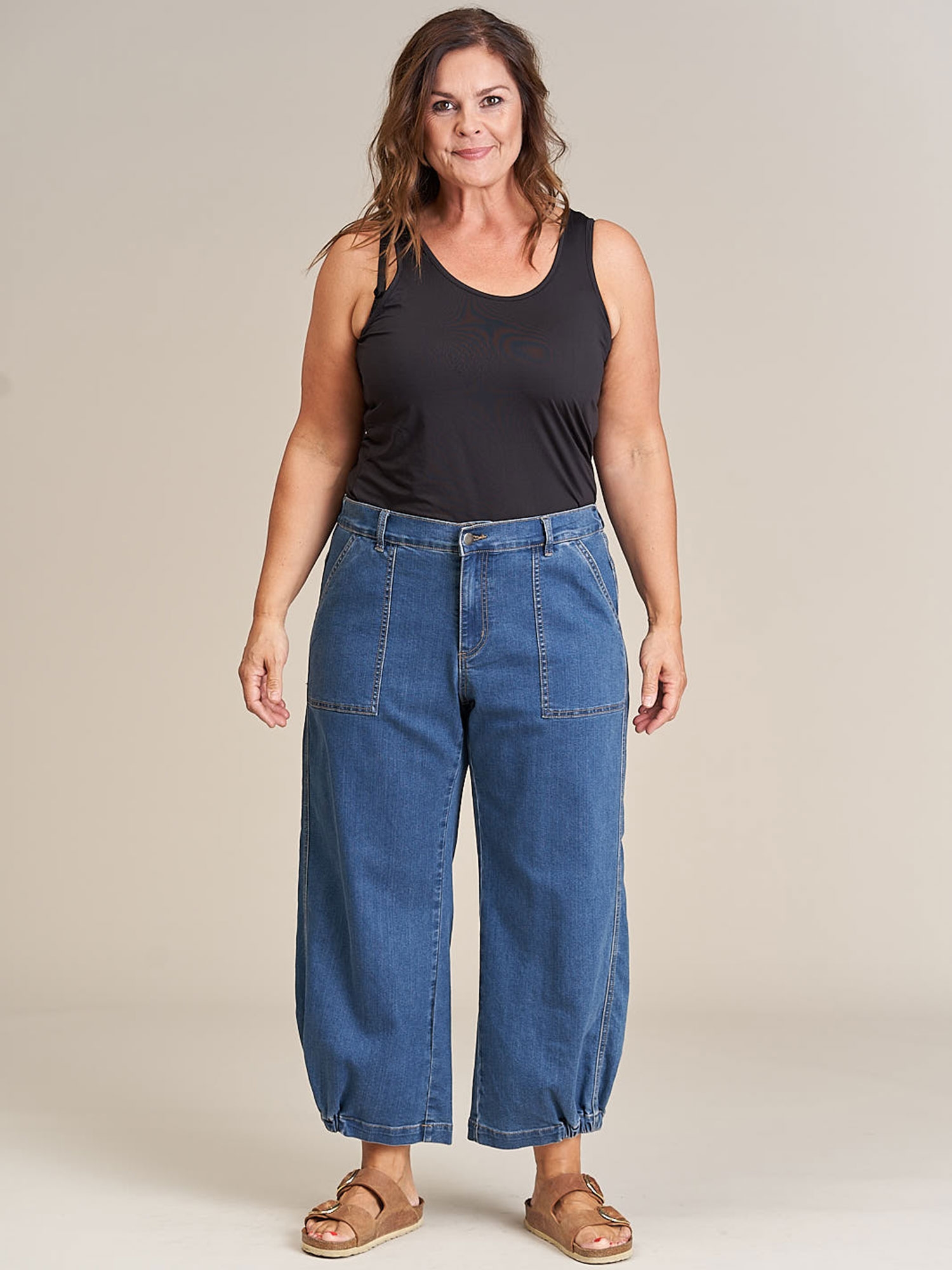 Culotte Bukser I Denim fra Gozzip