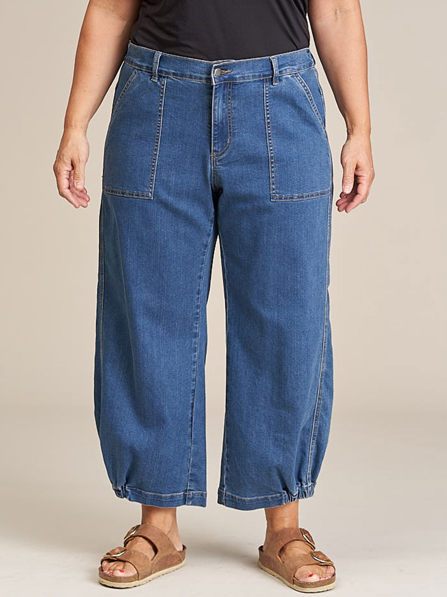 Culotte Bukser I Denim fra Gozzip