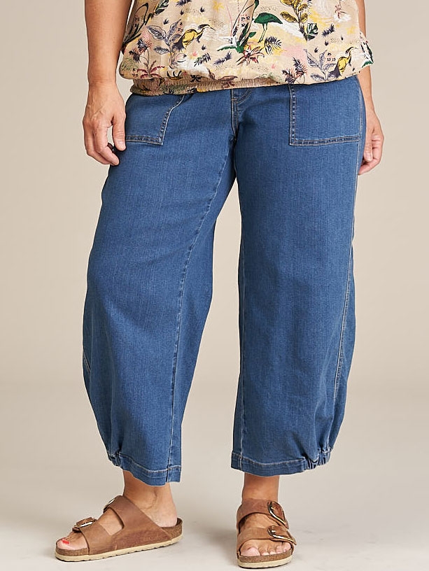 Culotte Bukser I Denim fra Gozzip