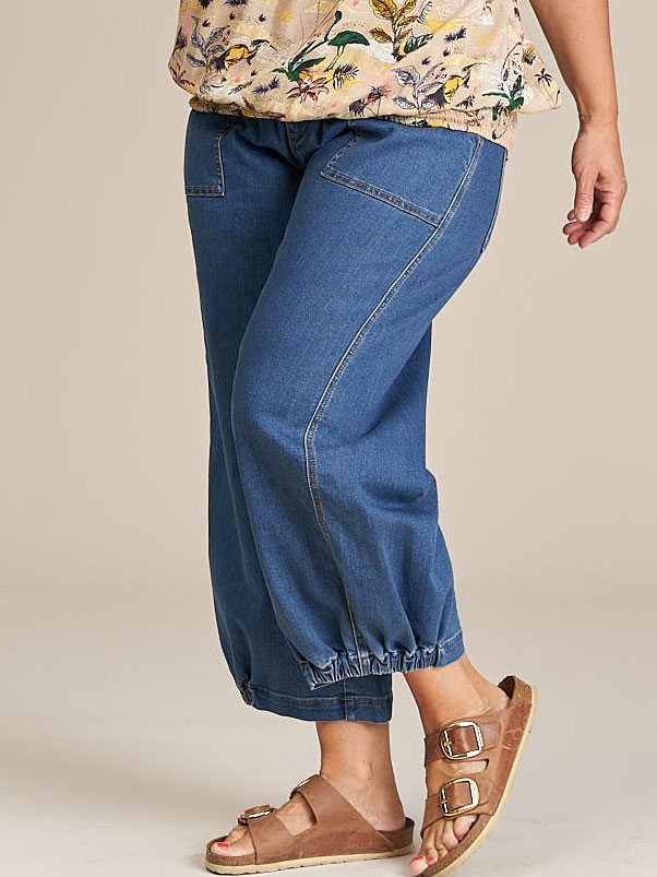 Culotte Bukser I Denim fra Gozzip