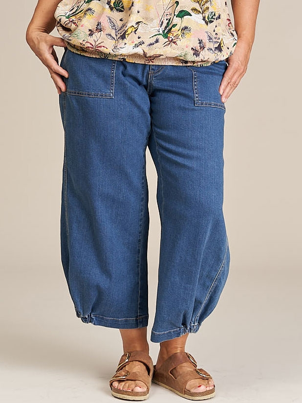 Culotte Bukser I Denim fra Gozzip