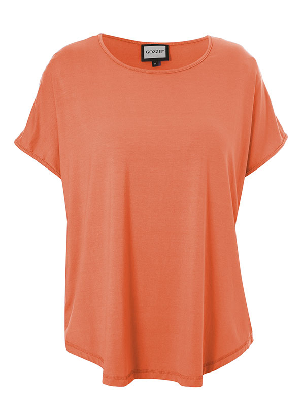 GITTE - Plus Size T-shirt fra Gozzip