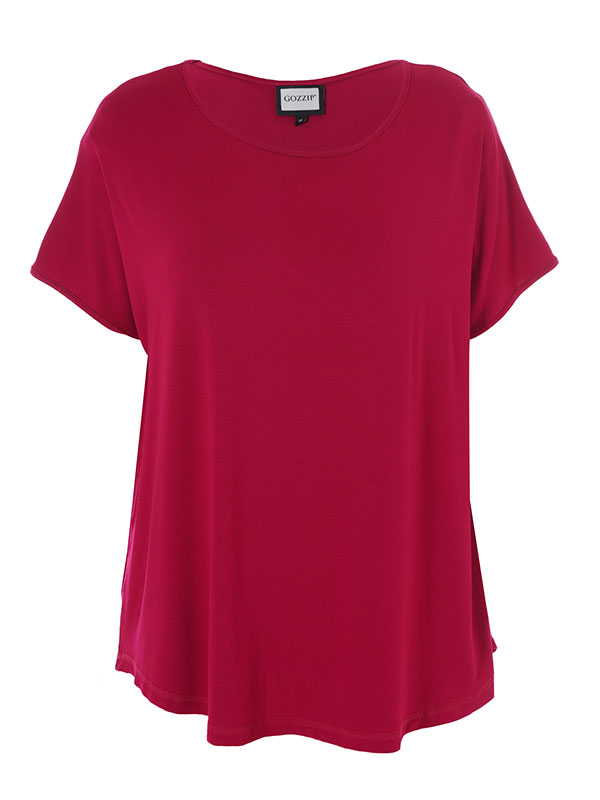 GITTE - Plus Size T-shirt fra Gozzip
